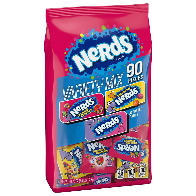 slide 2 of 6, Nerds Candy Variety Mix - 41.7oz/90ct, 41.7 oz, 90 ct