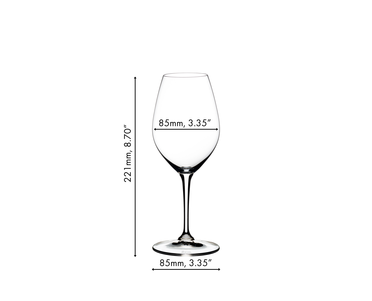 slide 2 of 3, Riedel Wine Friendly White Wine/Champagne Glass, 2 ct