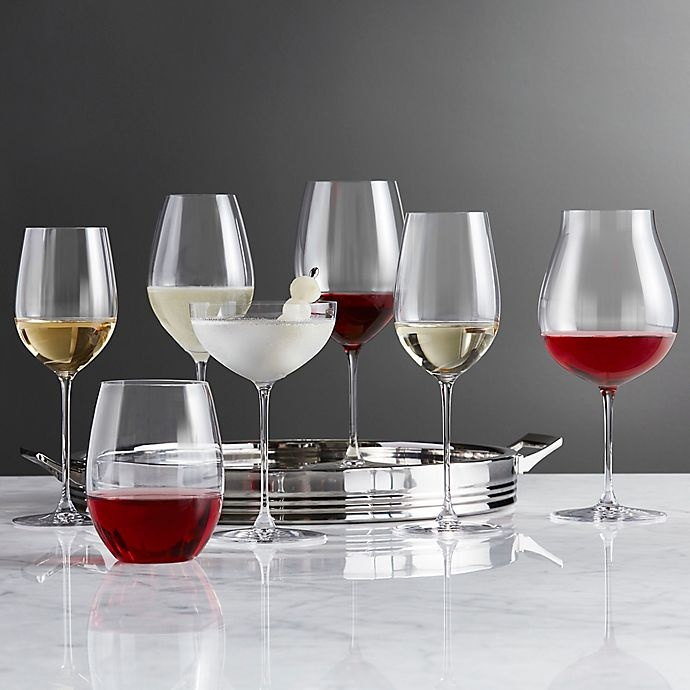 slide 3 of 3, Riedel Veritas New World Pinot Noir/Nebbiolo/Ros Champagner Wine Glasses, 2 ct