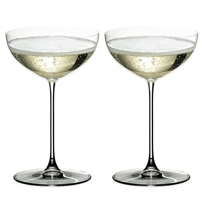 slide 2 of 3, Riedel Veritas Coupe/Moscato/Martini Wine Glasses, 2 ct