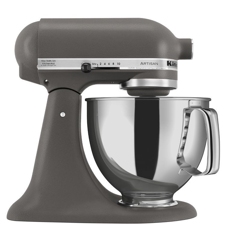 slide 1 of 4, KitchenAid Artisan Series 5qt 10-Speed Stand Mixer Imperial Gray - Hearth & Hand™ with Magnolia: Metal, 325W, Dishwasher-Safe, 5 qt