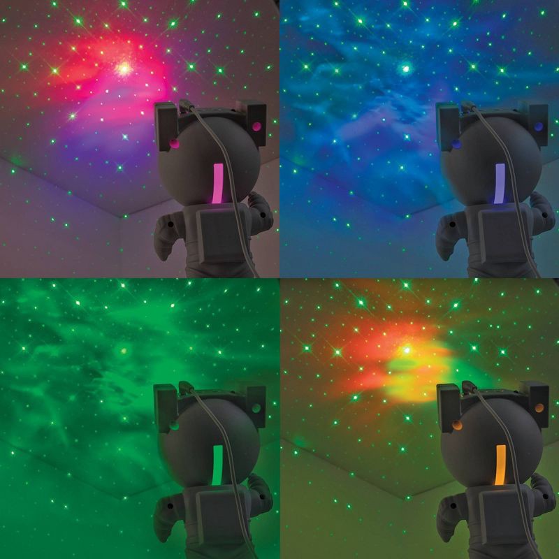 slide 3 of 3, West & Arrow Galaxy Astronaut Projector White, 1 ct