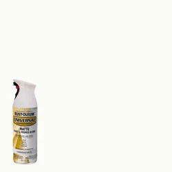 Rust-Oleum Universal Spray Paint Matte Farmhouse White: Interior & Exterior, Wood & Metal, Oil-Based, 12 oz