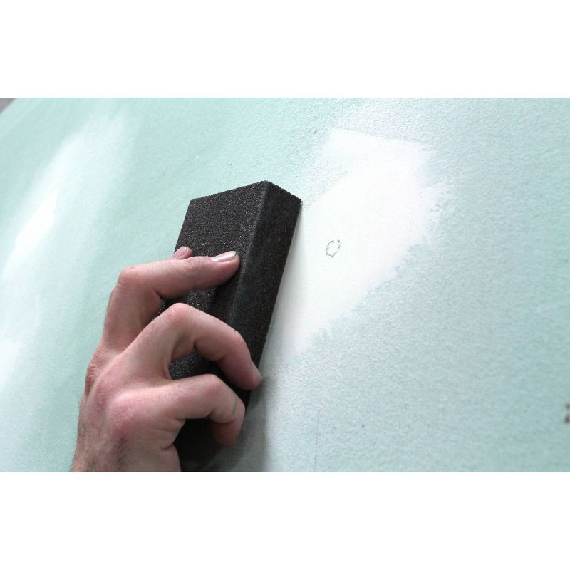 slide 4 of 5, Rust-Oleum Gator Sanding Sponge Med/Fine Grit: Sandpaper Block for Paint, Wood, Metal, Fiberglass, Drywall, 1 ct