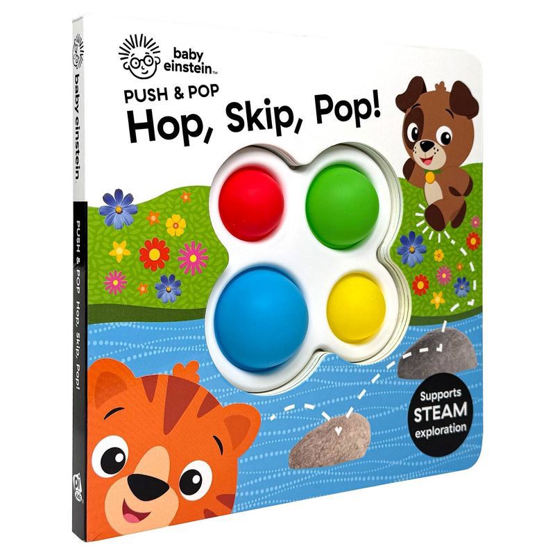 slide 4 of 6, Baby Einstein: Skip, Hop, Pop! Push & Pop (Board Book), 1 ct