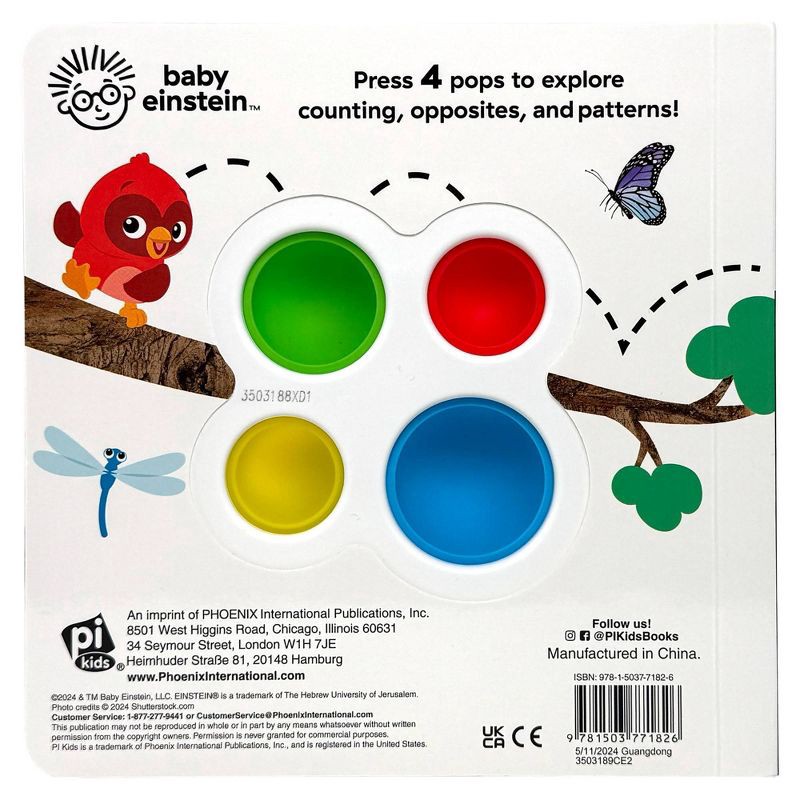 slide 5 of 6, Baby Einstein: Skip, Hop, Pop! Push & Pop (Board Book), 1 ct