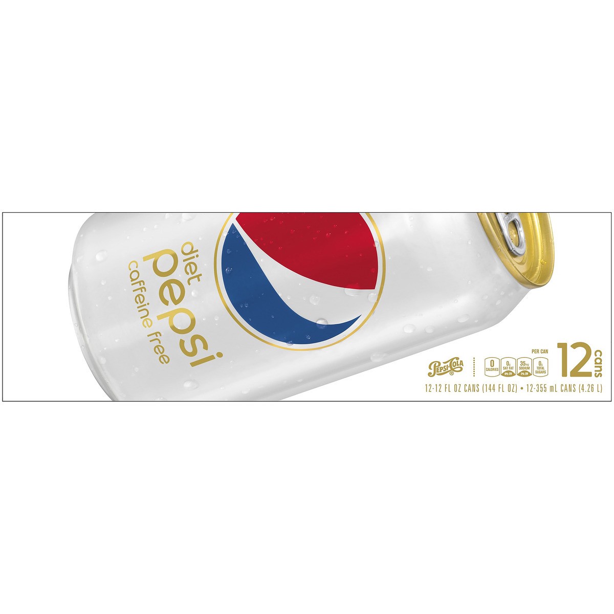 slide 5 of 8, Diet Pepsi Caffeine Free Diet Cola, 12 ct; 12 oz