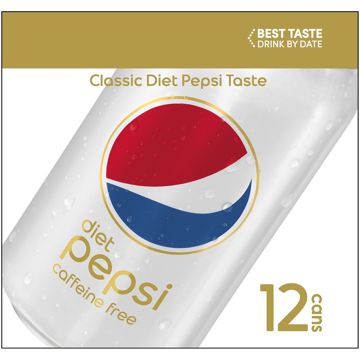 slide 6 of 8, Diet Pepsi Caffeine Free Diet Cola, 12 ct; 12 oz