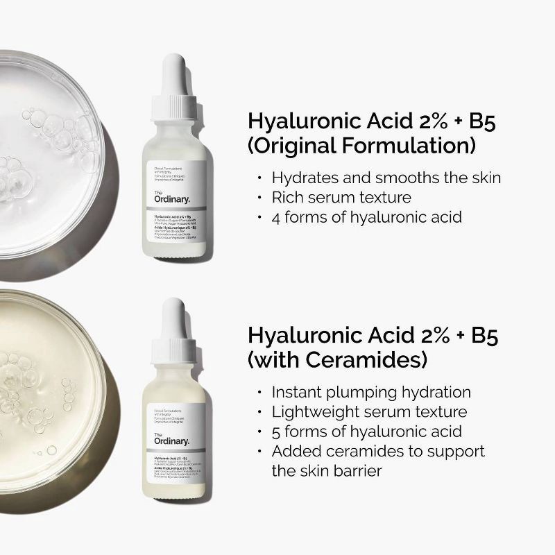 slide 6 of 8, The Ordinary Hyaluronic Acid 2% + B5 Hydrating Serum with Ceramides - 1 fl oz - Ulta Beauty, 1 fl oz