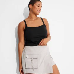 Women's ButterBliss Value Tank Top - Wild Fable™ Black XXL