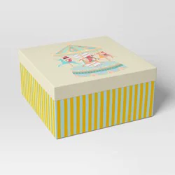 Ebony Glenn 10"x5" Carousel Christmas Gift Box - Wondershop™