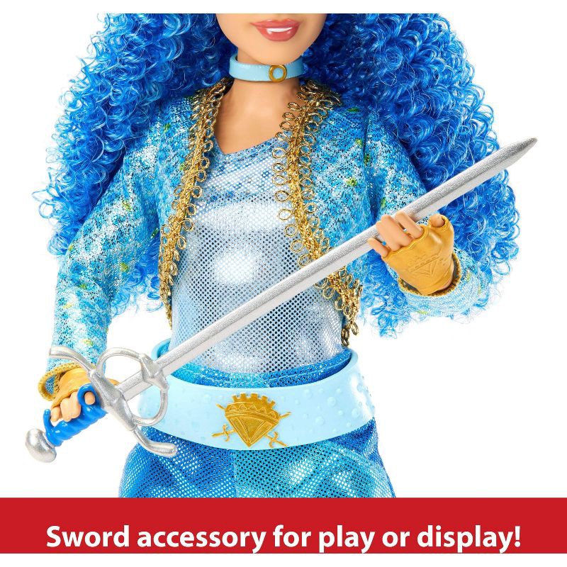 slide 3 of 6, Mattel Disney Descendants: The Rise of Red Fashion Doll - Princess Chloe Charming, Daughter of Cinderella, 1 ct