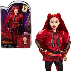 Mattel Disney Descendants: The Rise of Red Fashion Doll & Accessory, Red, Daughter of Queen of Hearts