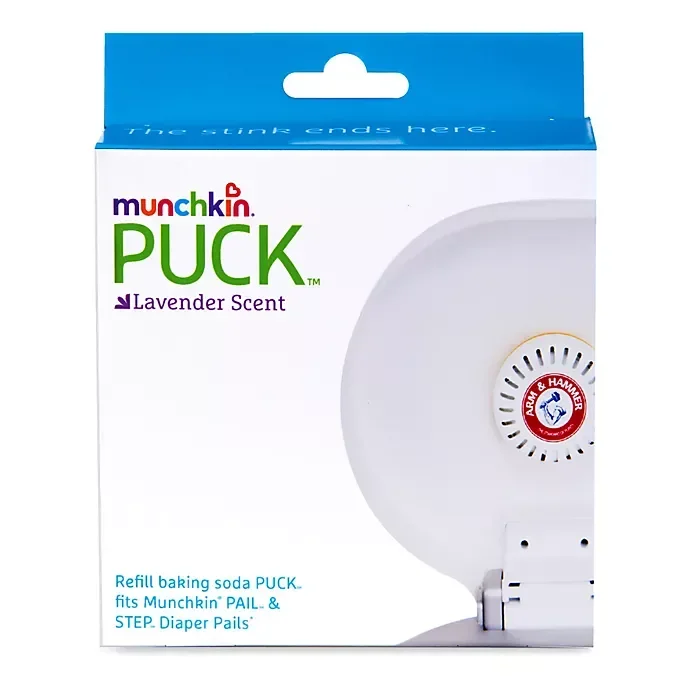 slide 4 of 4, Munchkin Puck Diaper Pail Baking Soda Cartridge, 1 ct