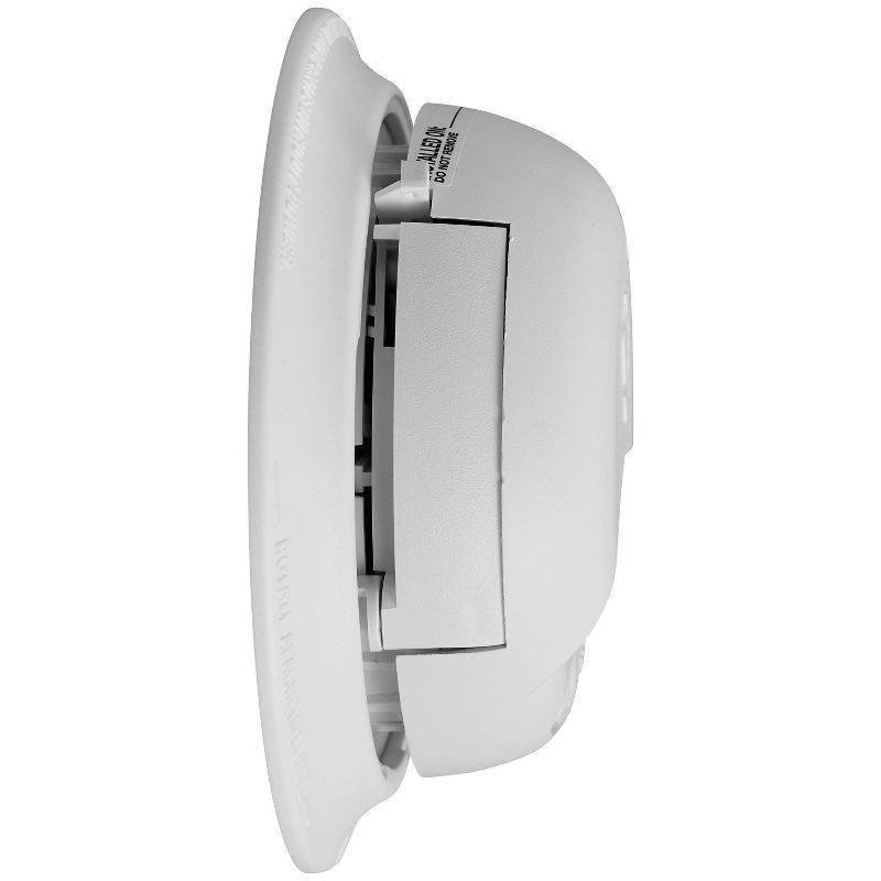 slide 2 of 8, First Alert Alarm Smoke AC/DC with ADP SMI100-AC: Hardwired Smoke Detector, Fire Alarm, Lithium Battery, 10-Year Warranty, 1 ct