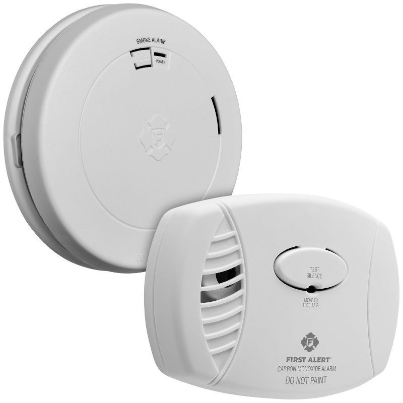 slide 3 of 17, First Alert Alarm Smoke DC10 SM210CO400: 10-Year Smoke & Carbon Monoxide Detector, Battery Operated, White, 2-Pack, 1 ct