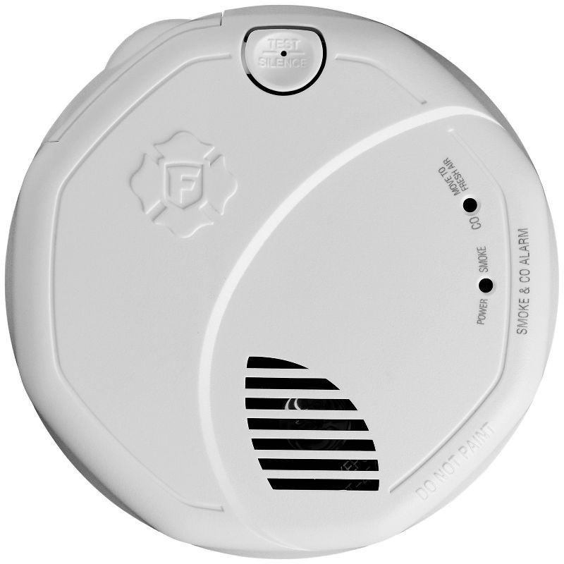 slide 1 of 8, First Alert Alarm Combo DC RFID SMCO500V Clam Tray: Smoke & Carbon Monoxide Detector, Battery Included, 10-Year Warranty, 1 ct