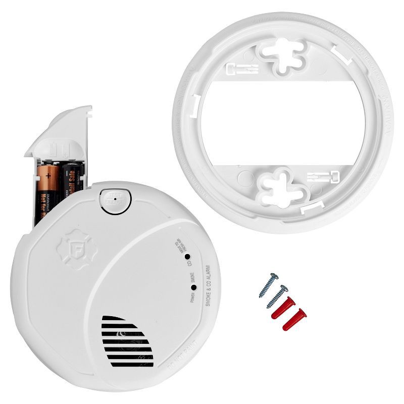 slide 7 of 8, First Alert Alarm Combo DC RFID SMCO500V Clam Tray: Smoke & Carbon Monoxide Detector, Battery Included, 10-Year Warranty, 1 ct