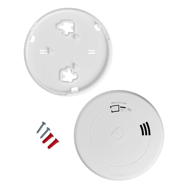 slide 6 of 7, First Alert Alarm Combo DC10 with VCE SMCO210V Clam Tray: Smoke & Carbon Monoxide Detector, Fire Alarm, 10-Year Warranty, 1 ct