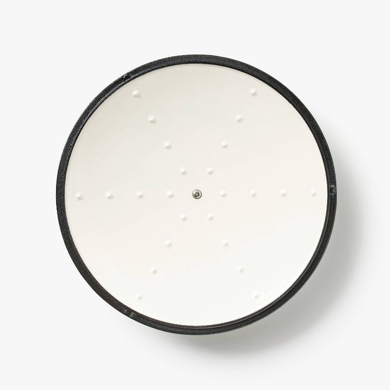 slide 5 of 6, 7.5qt Enamel Dutch Oven Dark Gray - Figmint™, 7.5 qt