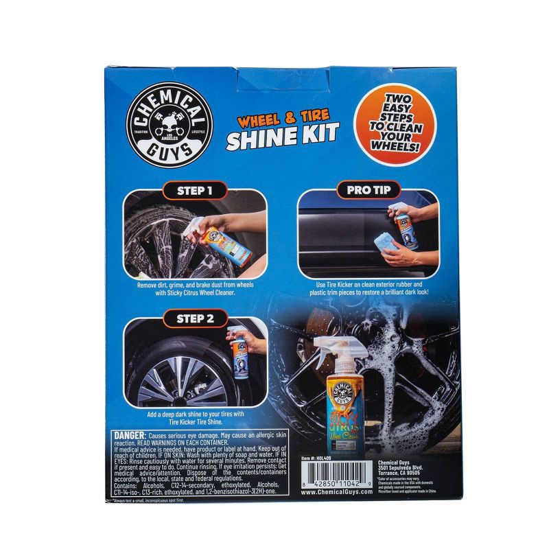 slide 3 of 4, Chemical Guys Kit (4 Piece) Tire Kit, 4 ct