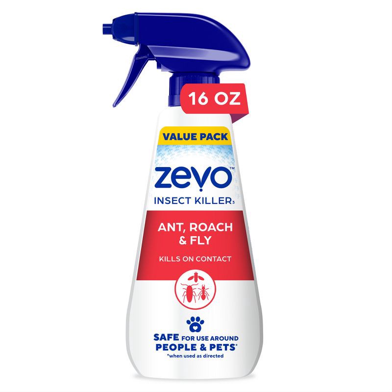 slide 1 of 11, Zevo Ant, Roach & Fly Multi-Insect Indoor Killer Spray 16fl oz, 16 fl oz