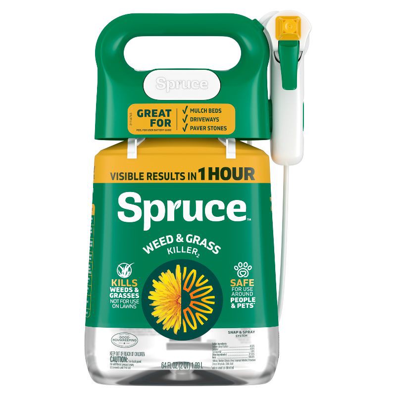 slide 5 of 11, Spruce Weed and Grass Killer Manual Starter Kit 64fl oz, 64 fl oz