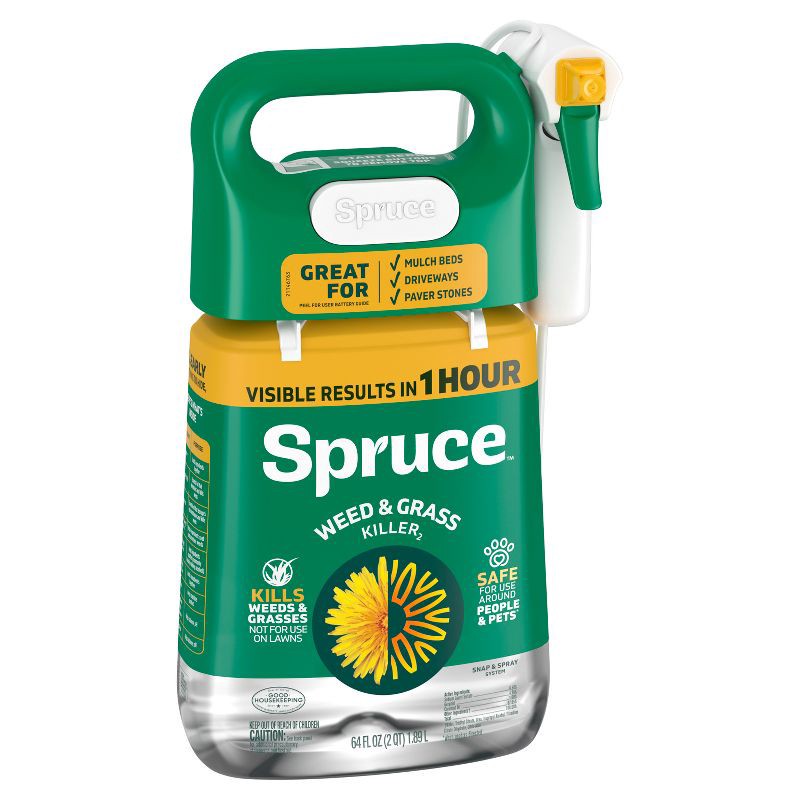 slide 7 of 11, Spruce Weed and Grass Killer Manual Starter Kit 64fl oz, 64 fl oz