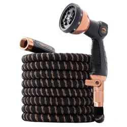 As Seen on TV 100' Pocket Hose Copper Bullet: Lead-Free, Burst-Resistant & Kink-Free Expandable Hose