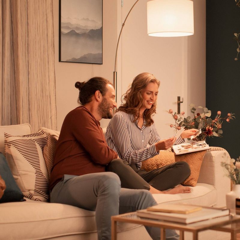 slide 5 of 8, Philips UltraDef LED 60W Clear Soft White BA11 3P Medium Base: Dimmable, Energy Star Certified, 2700K, 500 Lumens, 3-Pack, 1 ct