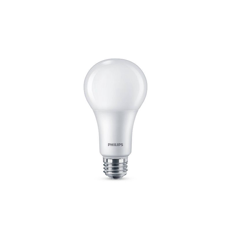 slide 2 of 5, Philips LED Three Way 40-60-100W Soft White A21 1P: 3-Way Light Bulb, 1500 Lumens, E26 Base, Energy Star Certified, 1 ct