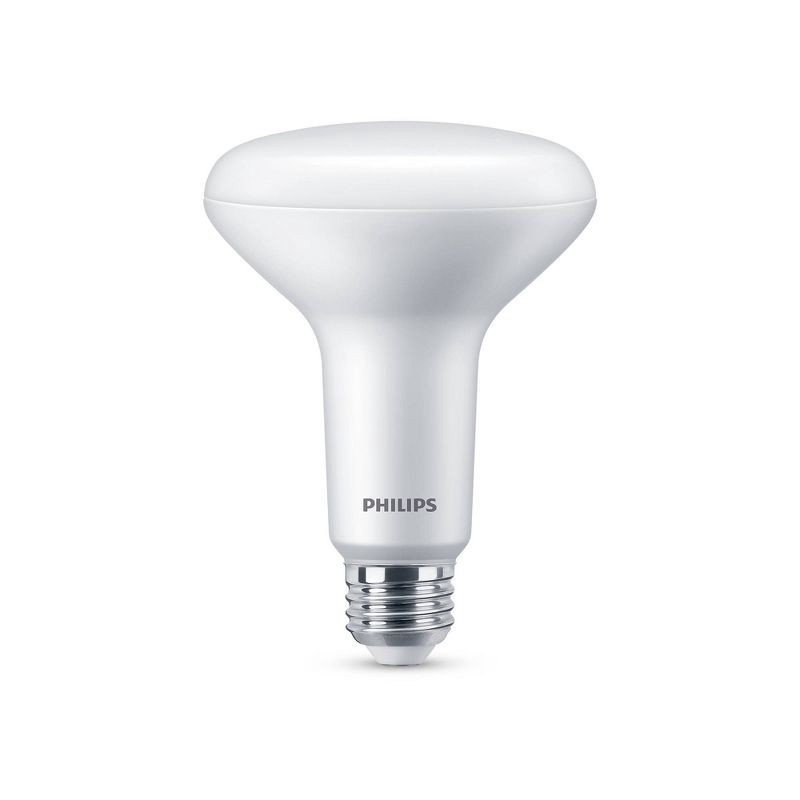 slide 2 of 4, Philips LED 65W Soft White BR30 3P: Indoor Flood Dimmable Light Bulbs, Energy Star Certified, 650 Lumens, 2700K, 3 Pack, 3 ct