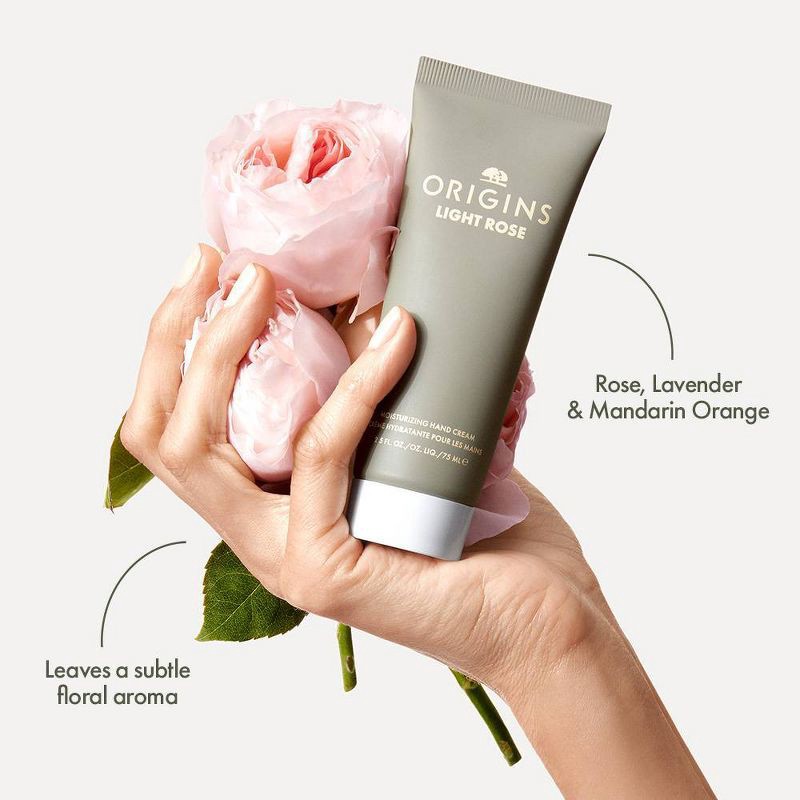 slide 3 of 5, Origins Moisturizing Hand Cream - 2.53oz - Light Rose - Ulta Beauty, 75 ml