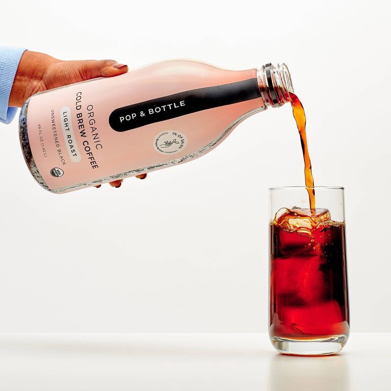 slide 2 of 8, Pop & Bottle Light Roast Cold Brew - 48oz, 48 oz