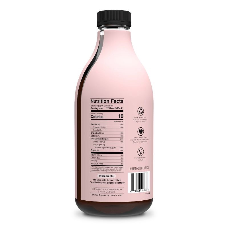 slide 7 of 8, Pop & Bottle Light Roast Cold Brew - 48oz, 48 oz