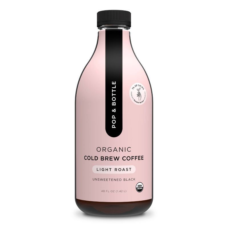 slide 1 of 8, Pop & Bottle Light Roast Cold Brew - 48oz, 48 oz