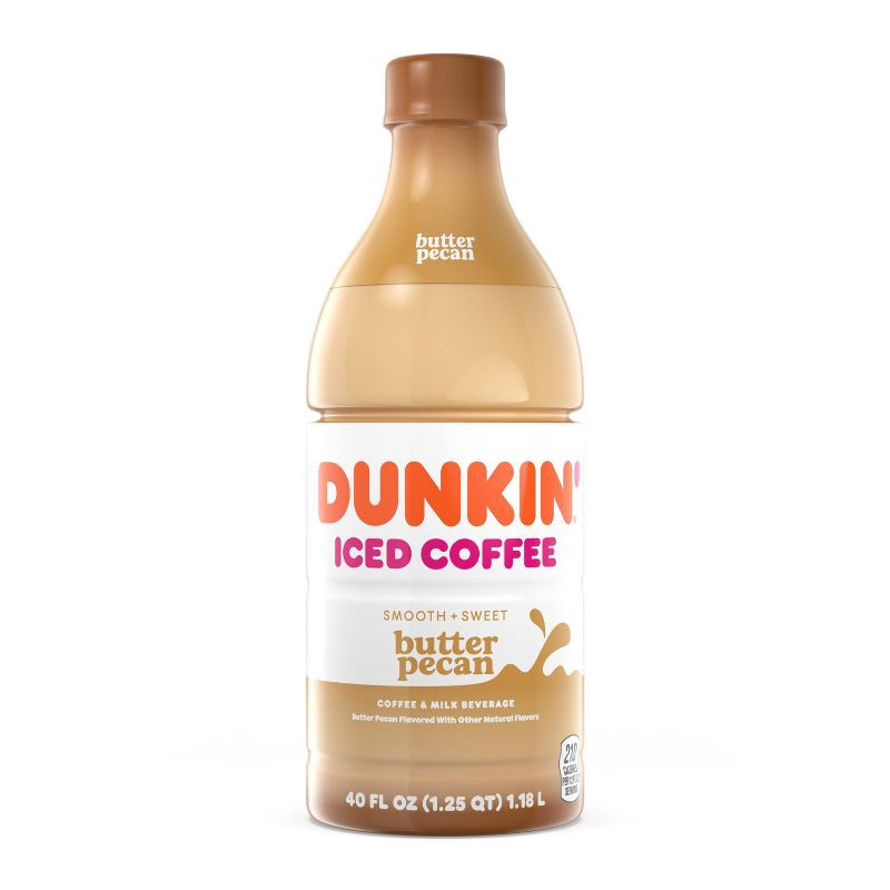 slide 6 of 8, Dunkin' Donuts Dunkin Butter Pecan Iced Coffee - 40oz, 40 oz