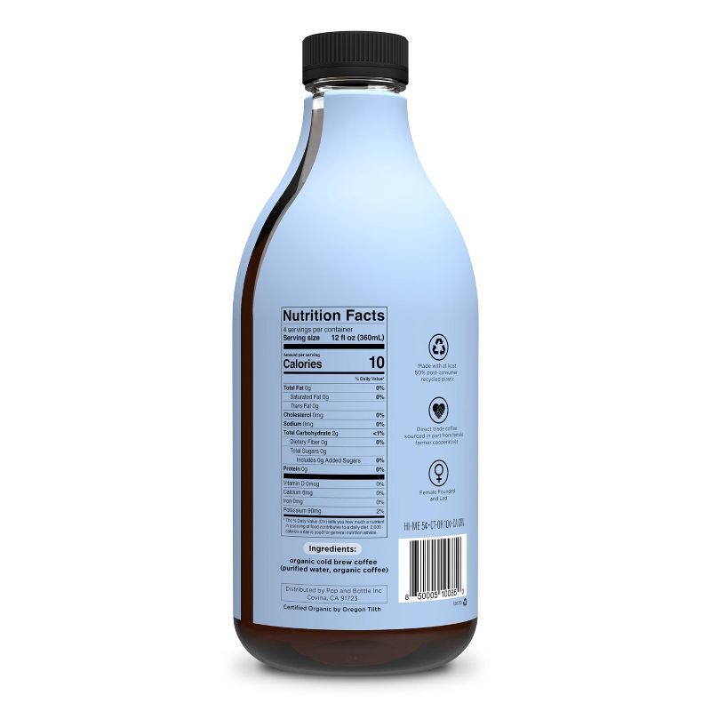 slide 7 of 8, Pop & Bottle Medium Roast Cold Brew - 48oz, 48 oz