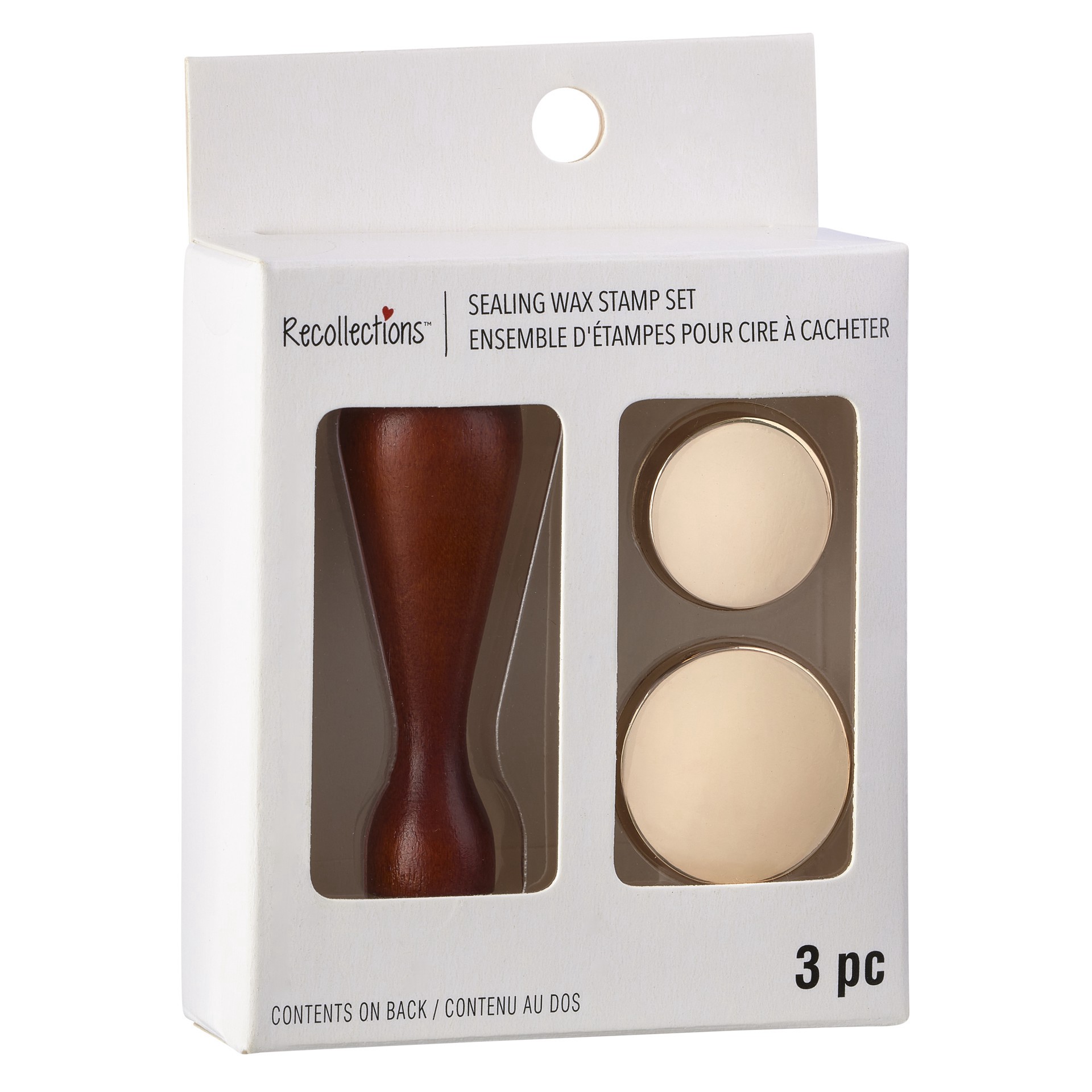 slide 4 of 4, Circle Wax Stamp Set By Recollections, 2 stamps