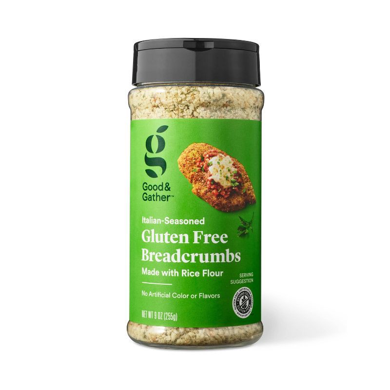 slide 1 of 4, Italian Seasoned Gluten Free Bread Crumbs - 9oz - Good & Gather™, 9 oz