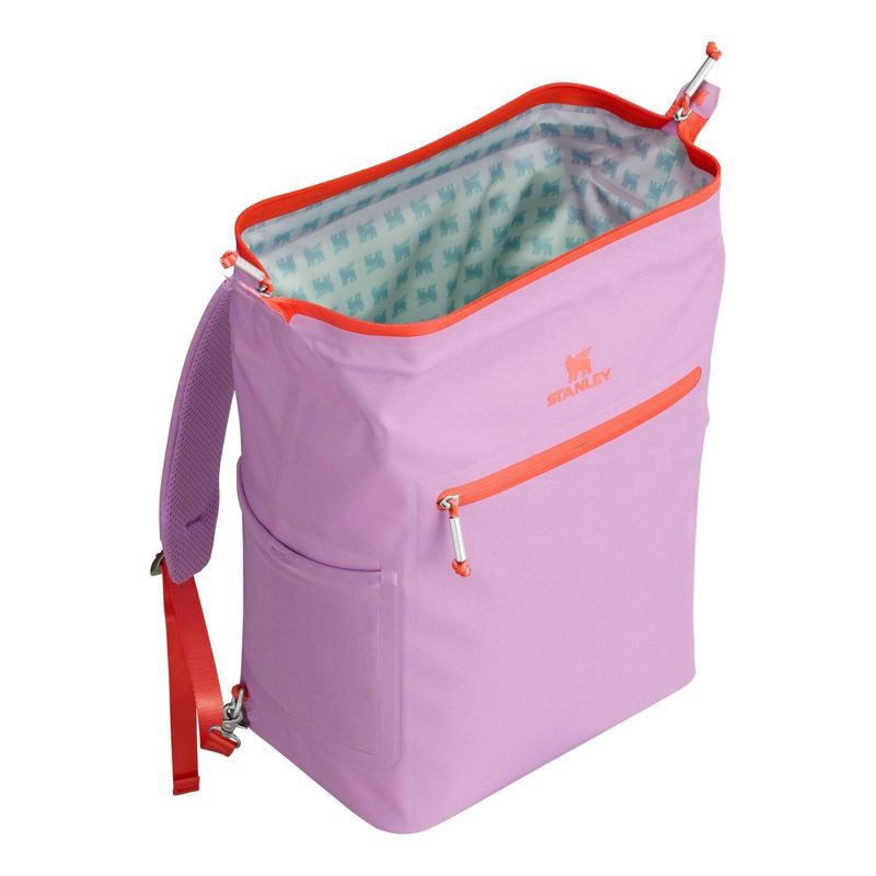 slide 3 of 6, Stanley 20 Cans/14.8qt All Day Madeleine Midi Backpack Cooler - Lilac, 20 cans, 14.8 qt