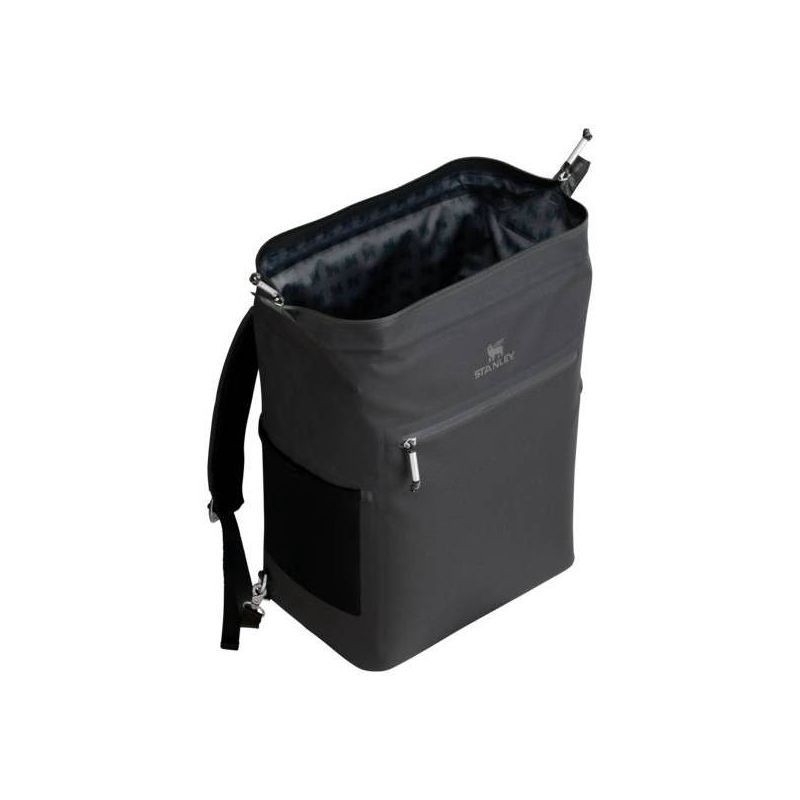 slide 2 of 5, Stanley 20 Cans/14.8qt All Day Madeleine Midi Backpack Cooler - Jet Black, 20 cans, 14.8 qt