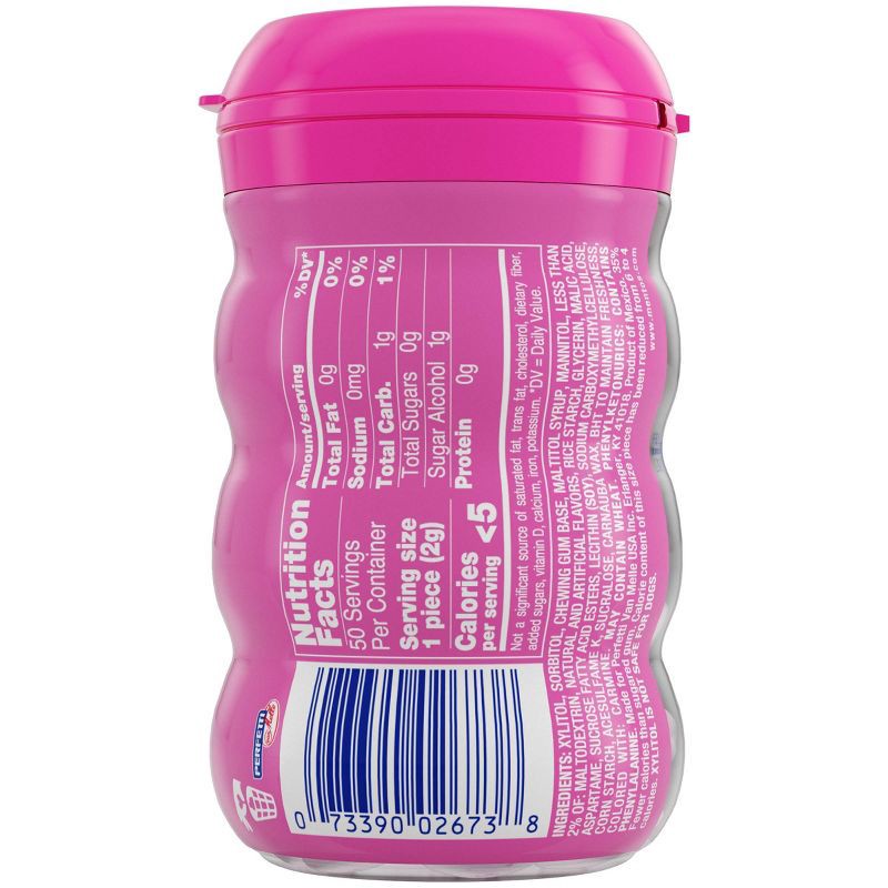 slide 2 of 4, Mentos Bubblefresh Gum Bottle - 50ct/3.53oz, 50 ct, 3.53 oz