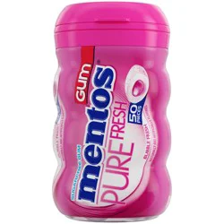 Mentos Bubblefresh Gum Bottle - 50ct/3.53oz