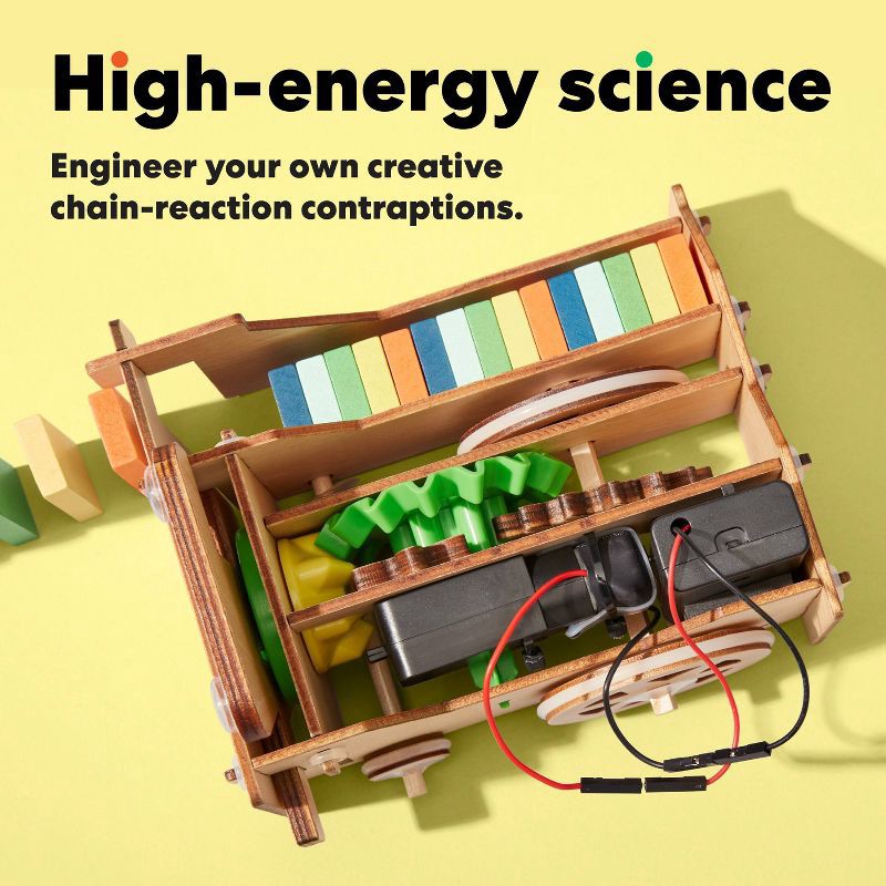 slide 4 of 7, KiwiCo Domino Machine: Educational Science & Engineering Toy for Creative Thinking, 1 ct