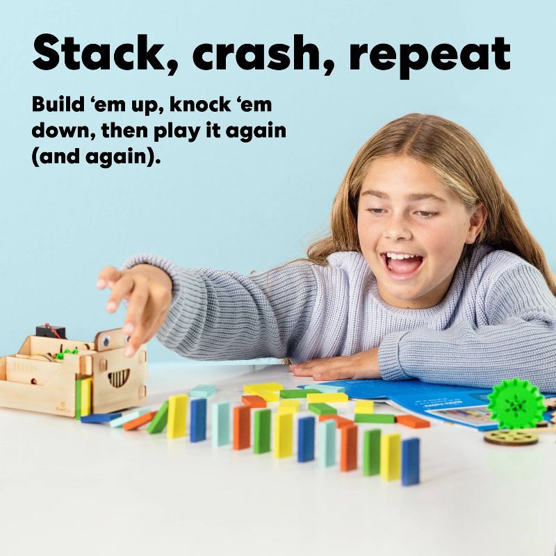 slide 6 of 7, KiwiCo Domino Machine: Educational Science & Engineering Toy for Creative Thinking, 1 ct