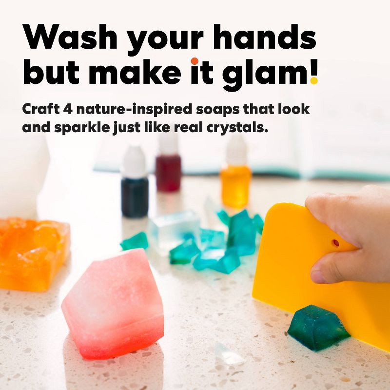 slide 3 of 7, KiwiCo Crystal Ombre Soapmaking: DIY Craft Activity Kit with Decorative Accessories, 1 ct