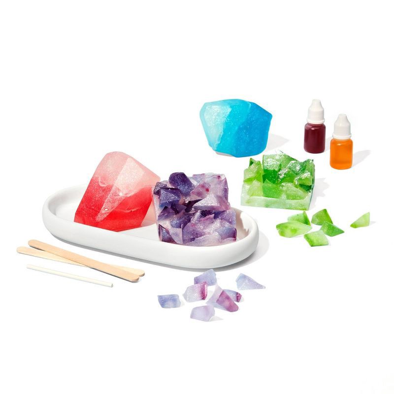 slide 7 of 7, KiwiCo Crystal Ombre Soapmaking: DIY Craft Activity Kit with Decorative Accessories, 1 ct