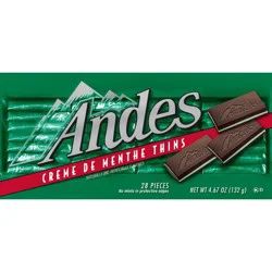 Andes Crème de Menthe Box Candy - 4.67oz