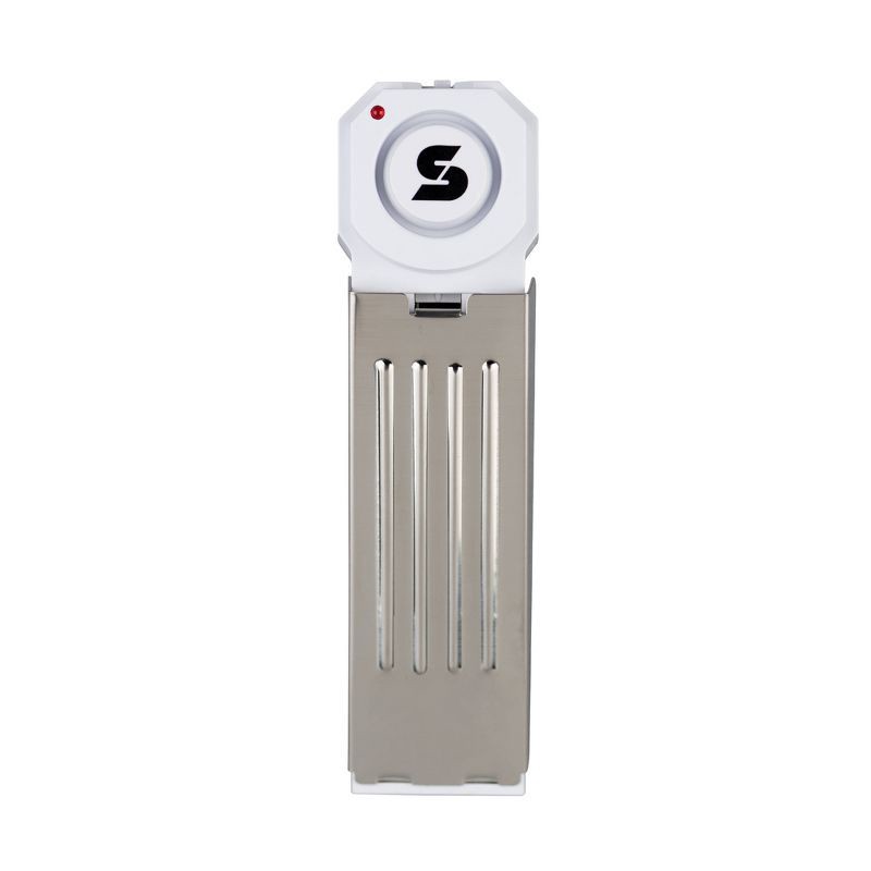 slide 1 of 8, Sabre Door Stop Alarm: Portable Travel Door Alarm, Alerts Upon Forced Entry, Battery Operated, No Assembly Required, 1 ct